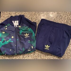 Boys youth large Adidas sweatpants and jacket